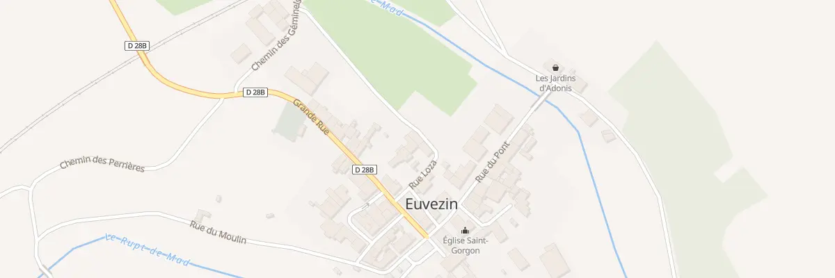 Plan du 3 Rue Loza à Euvezin