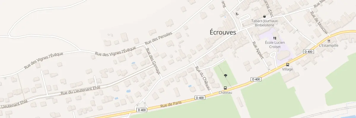 Plan du 418 Rue de l’Hôtel de Ville à Écrouves