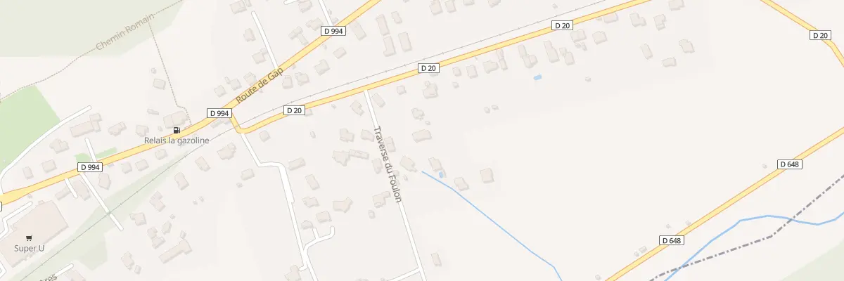 Plan du 5 Tra du Foulon à Veynes
