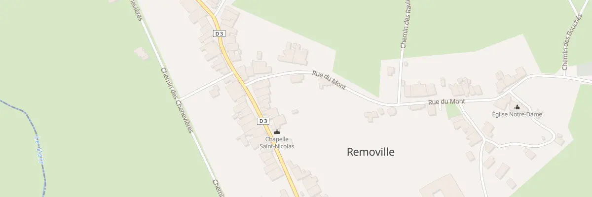 Plan du 5 Rue du Val à Removille