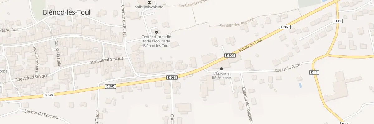 Plan du 23 Rue Eugène Mouilleron à Blénod-lès-Toul