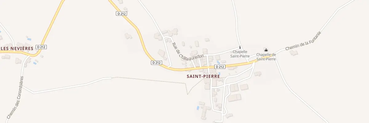 Plan du 7098 Hameau de Saint Pierre à Pierrerue