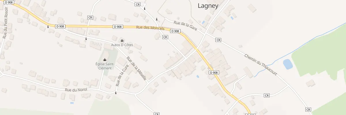 Plan du 9 Rue de la Méselle à Lagney