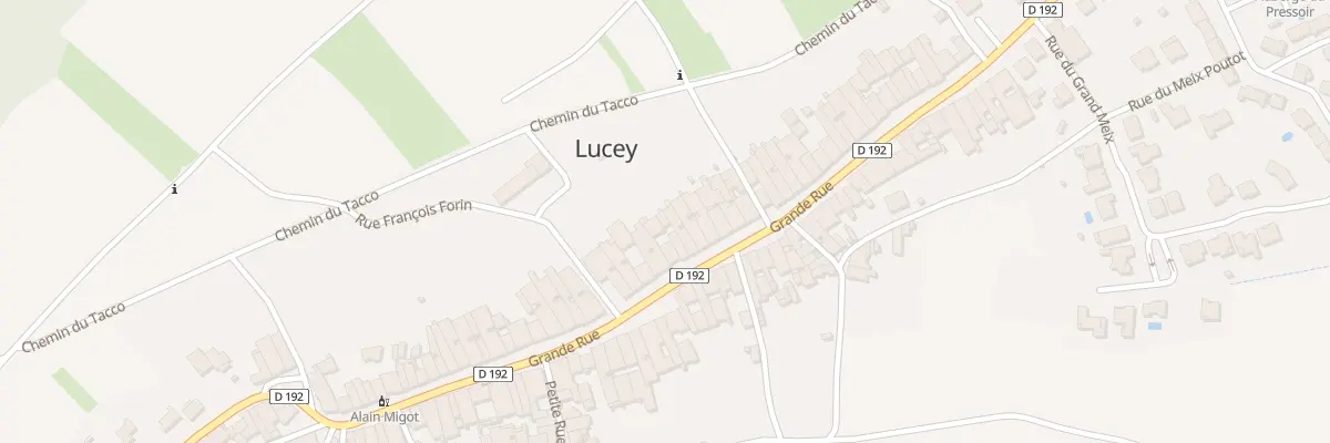 Plan du 54 Gr Grande Rue à Lucey