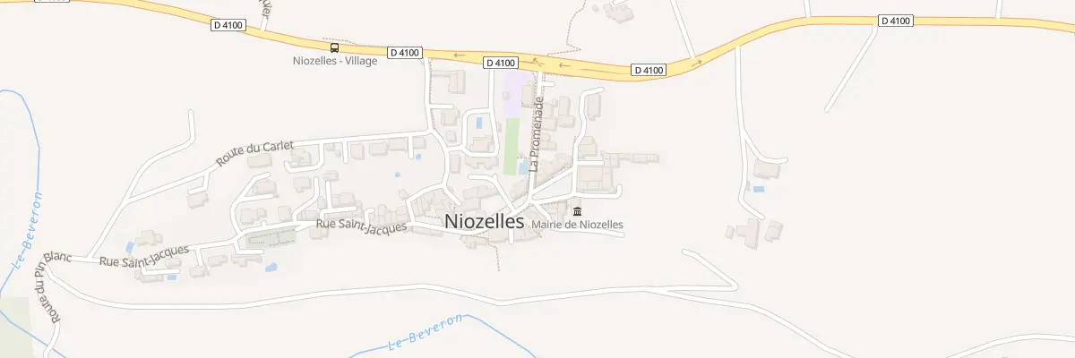 Plan du 7017 Ponchais à Niozelles