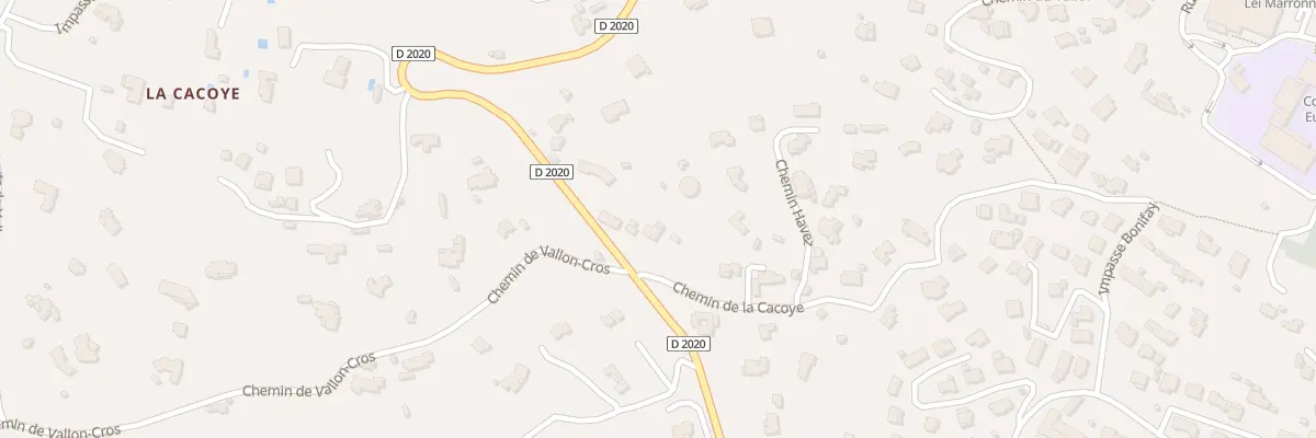 Plan du 1118A Rte du Gros Cerveau à Ollioules