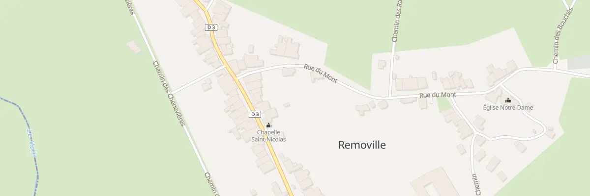 Plan du 11 Rue du Val à Removille