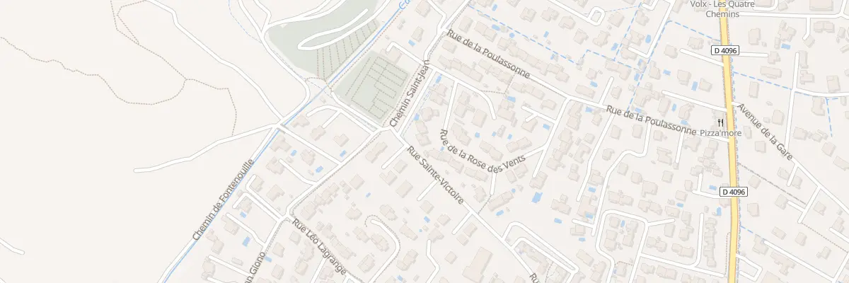 Plan du 7272 Rue de la Rose des Vents à Volx