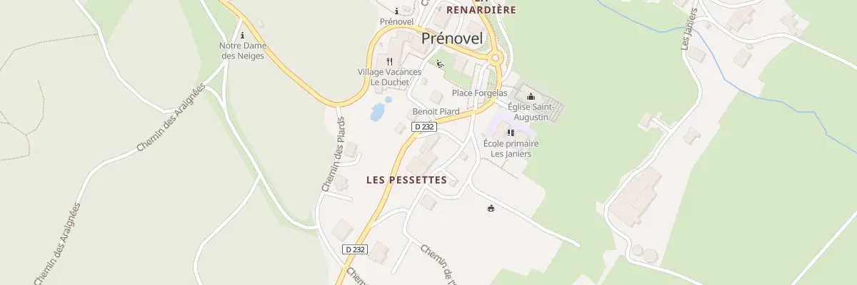 Plan du 8 Qua Les Pessettes à Nanchez