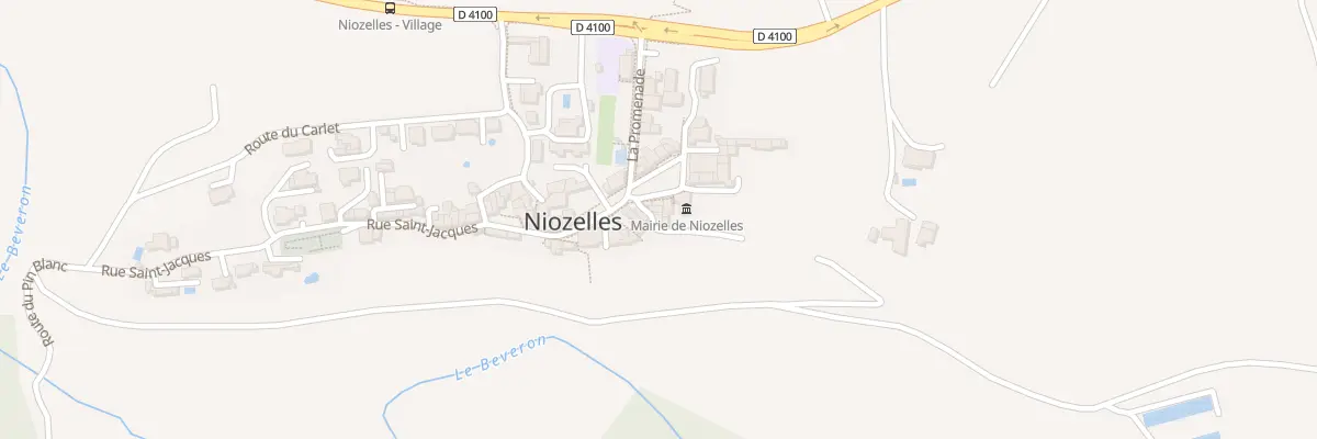 Plan du 5031 Le Village à Niozelles