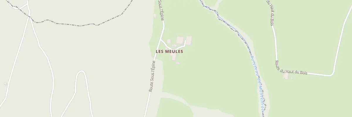 Plan du 2590 Rte Sous l’Epine à Saint-Thibaud-de-Couz