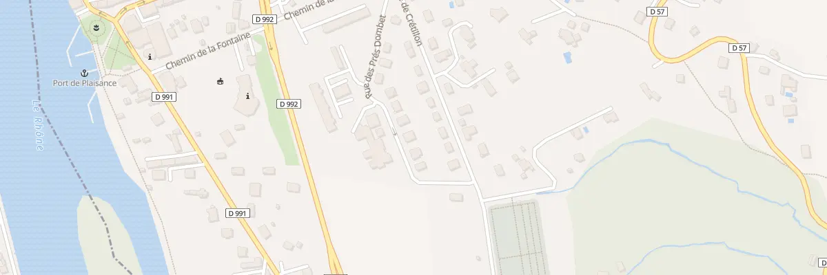Plan du 15 Rue des Prés Dombet à Seyssel