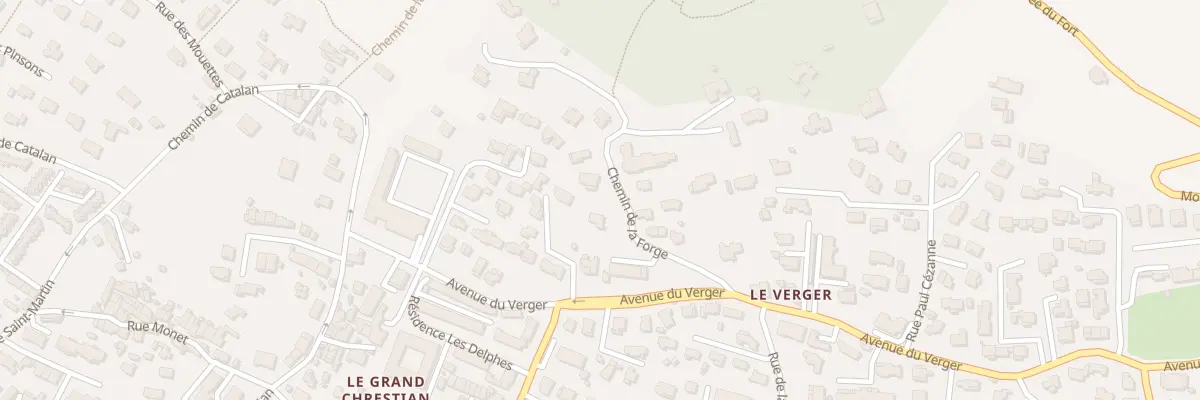 Plan du 145 Che de la Forge à Six-Fours-les-Plages