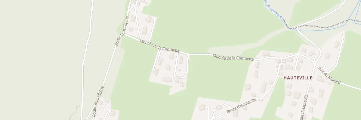 Plan du 265 Mte de la Combette à Saint-Thibaud-de-Couz