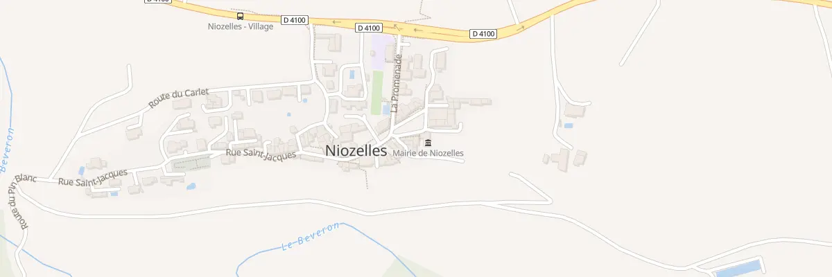 Plan du 5030 Le Village à Niozelles