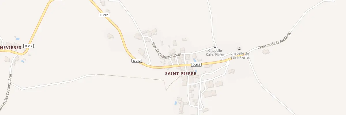Plan du 7028 Hameau de Saint Pierre à Pierrerue