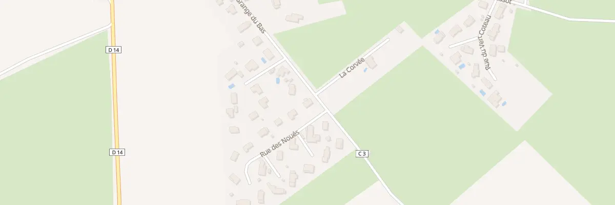 Plan du 2 Rue des Noues à Chevigney-sur-l’Ognon