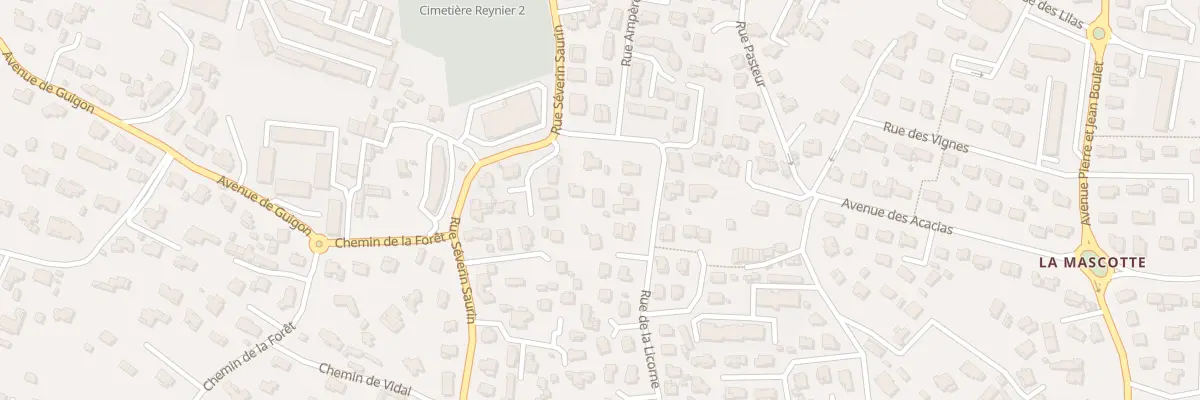 Plan du 54 Rue Séverin Saurin à Six-Fours-les-Plages
