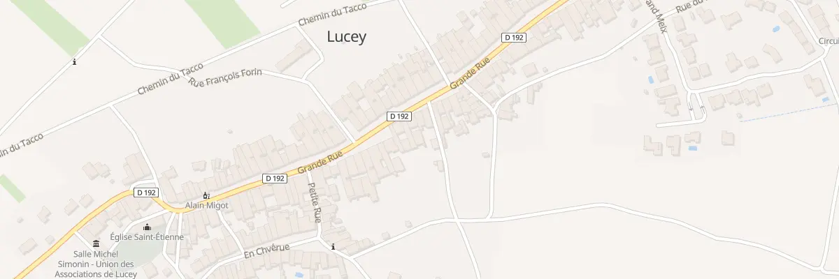 Plan du 53 Gr Grande Rue à Lucey