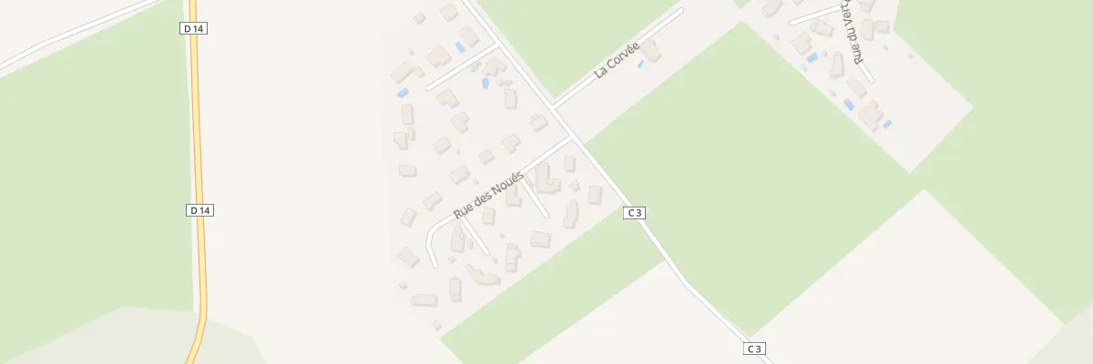 Plan du 3 Rue des Noues à Chevigney-sur-l’Ognon