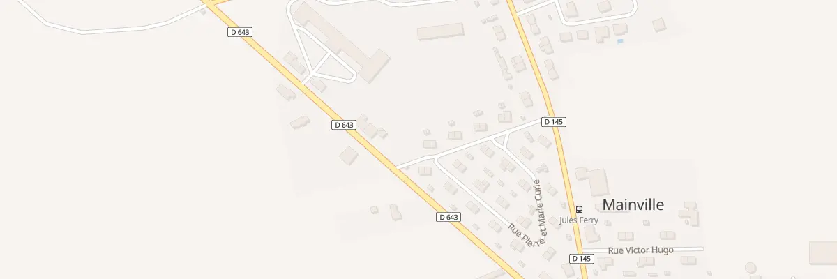 Plan du 33 Rue Pierre et Marie Curie à Mairy-Mainville