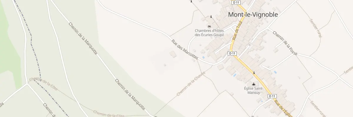 Plan du 167 Rue des Marcottes à Mont-le-Vignoble