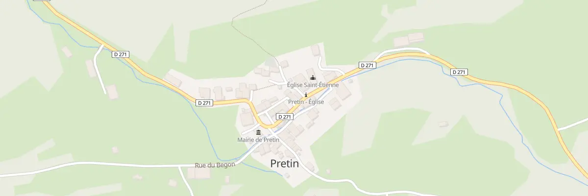 Plan du 16 Rue de la Confrérie à Pretin