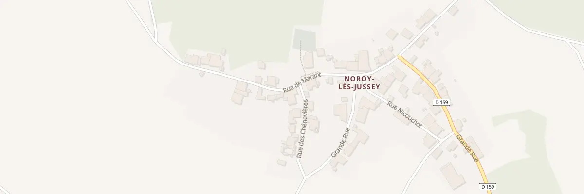 Plan du 4 Rue des Chenevières à Jussey