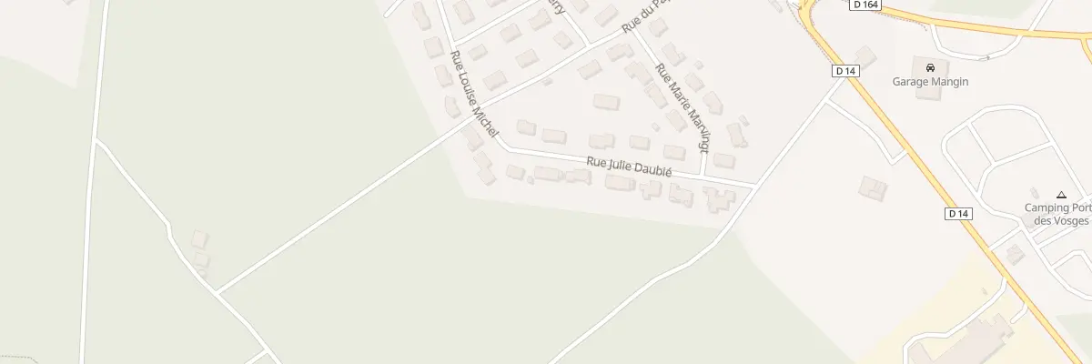 Plan du 54 Rue Julie Daubié à Bulgnéville