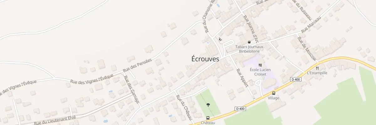 Plan du 304 Rue de l’Hôtel de Ville à Écrouves