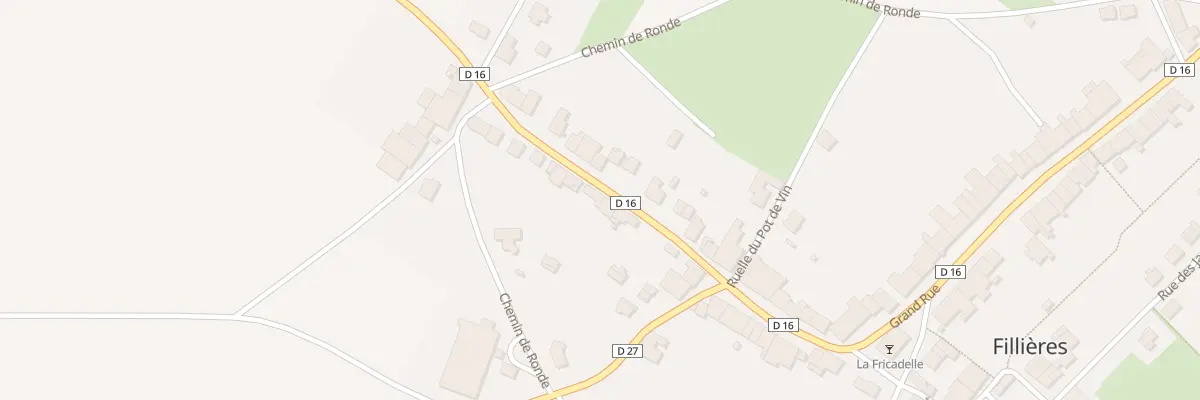 Plan du 8 Rue du Paquis à Fillières