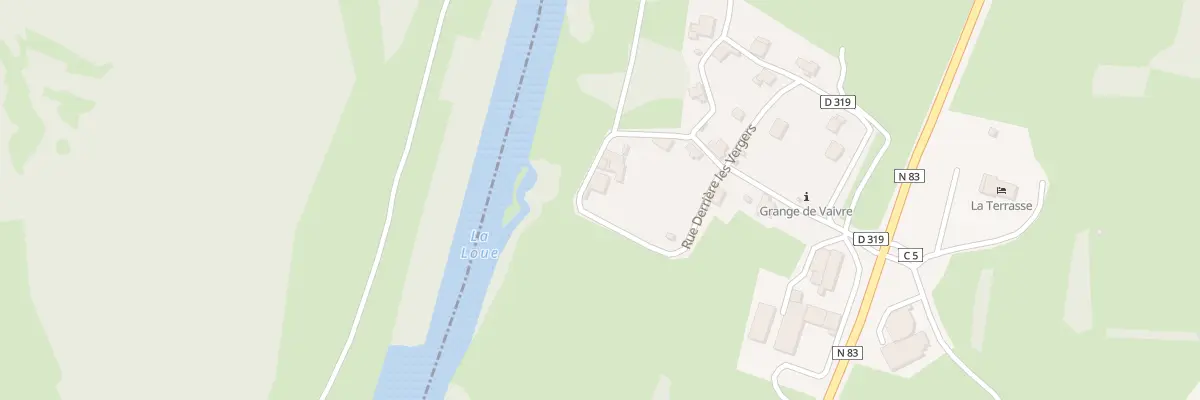Plan du 4 Rue Derrière Les Vergers à Grange-de-Vaivre