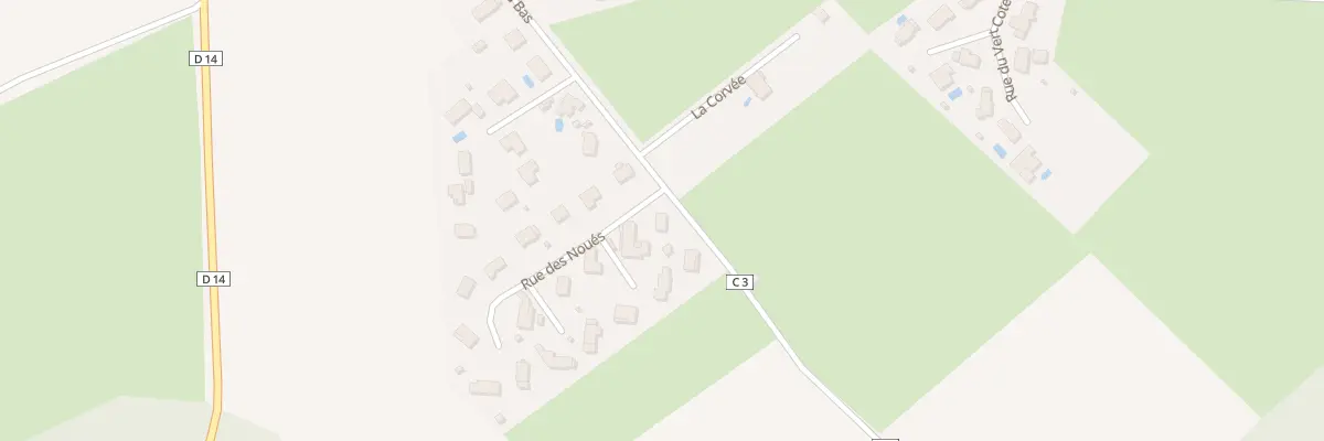 Plan du 1 Rue des Noues à Chevigney-sur-l’Ognon
