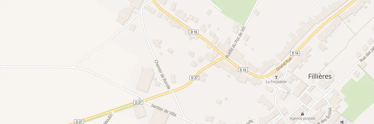 Plan du 13B Rue du 15-4 à Fillières