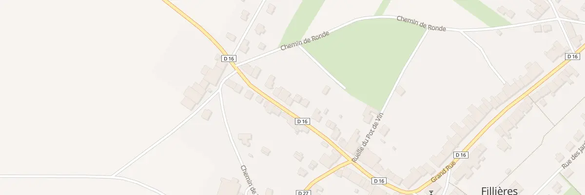 Plan du 11 Rue du Paquis à Fillières