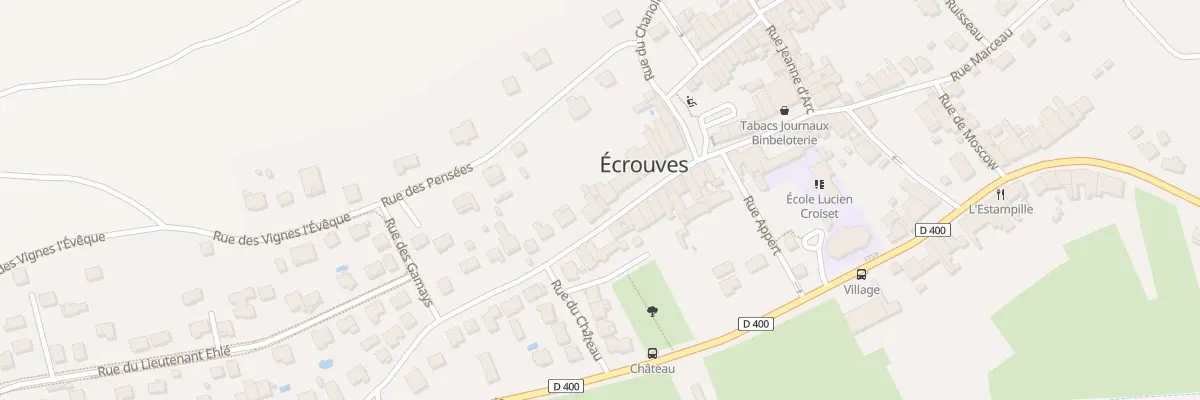 Plan du 318 Rue de l’Hôtel de Ville à Écrouves
