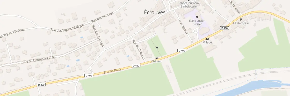 Plan du 47 Rue du Chateau à Écrouves