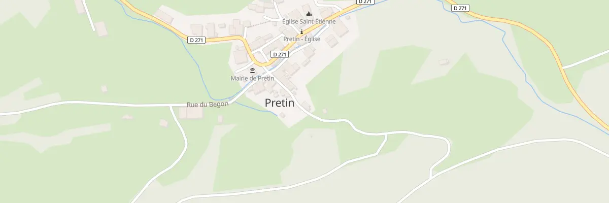 Plan du 28 Rue de la Source à Pretin