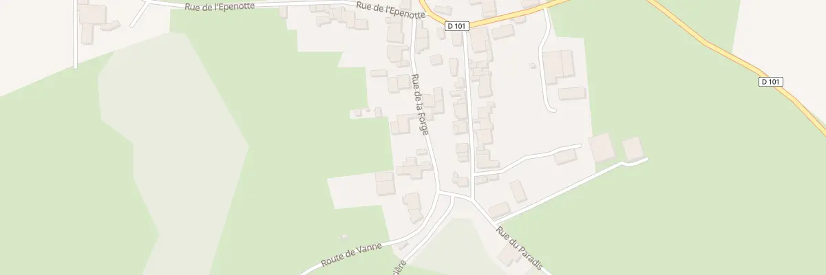 Plan du 14 Rue de la Forge à Vanne
