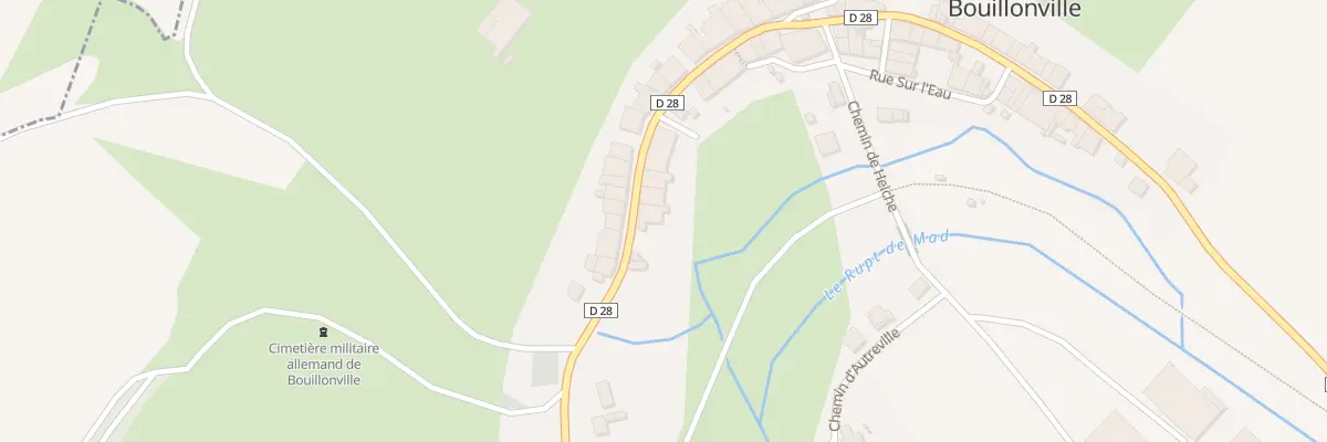 Plan du 8 Rue Principale à Bouillonville