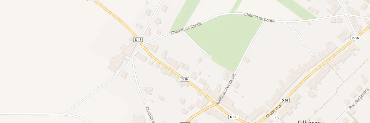 Plan du 9 Rue du Paquis à Fillières