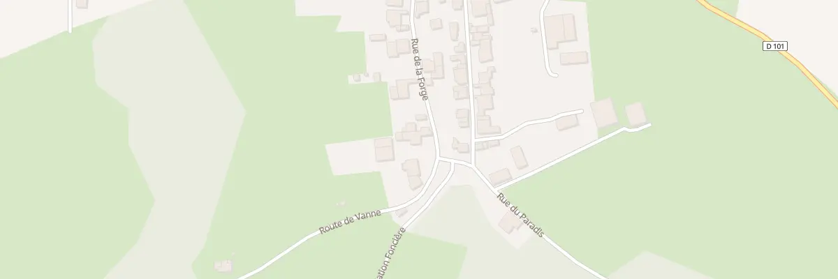 Plan du 18 Rue de la Forge à Vanne