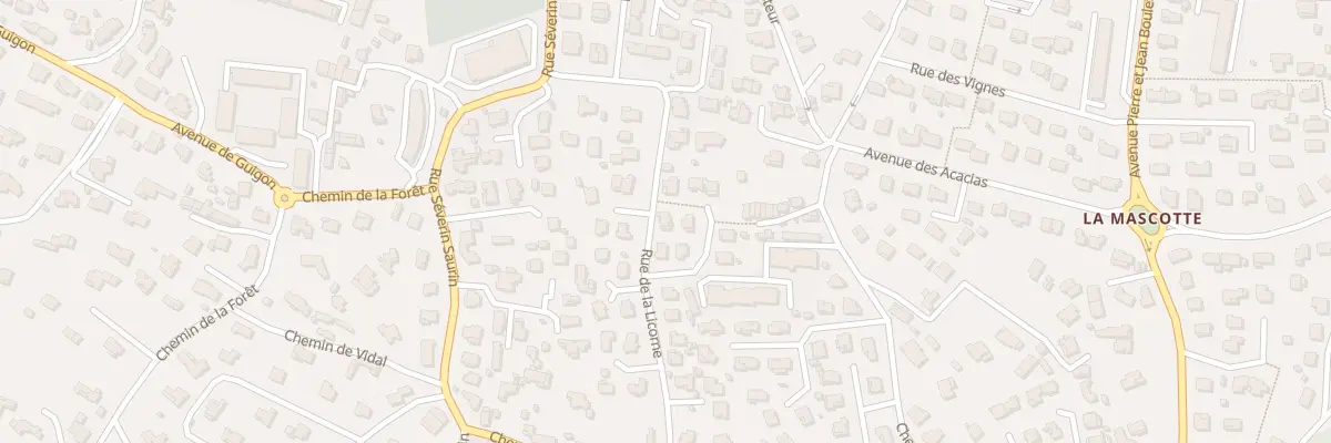 Plan du 109 Rue de la Licorne à Six-Fours-les-Plages