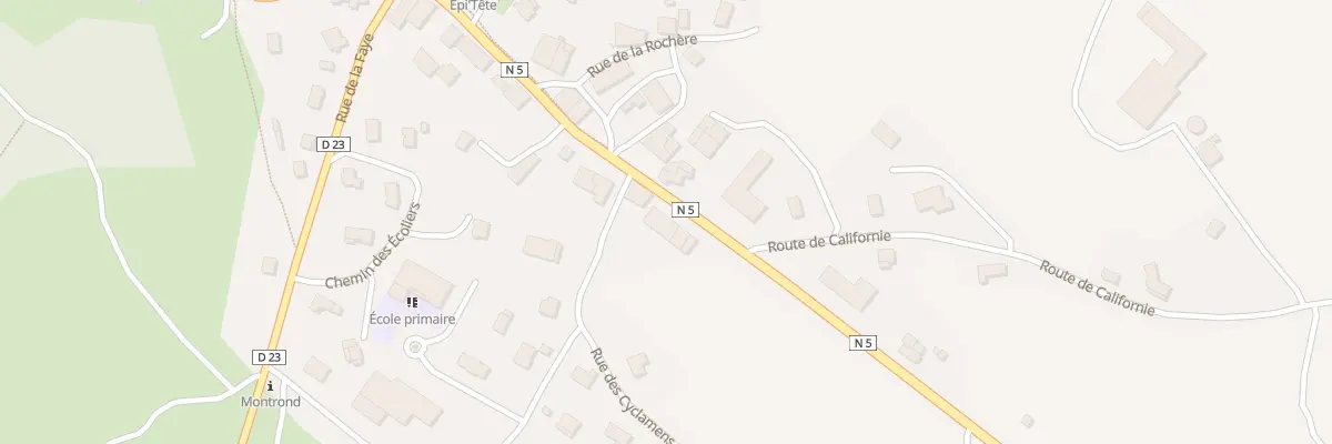Plan du 24 Rue Pasteur à Montrond