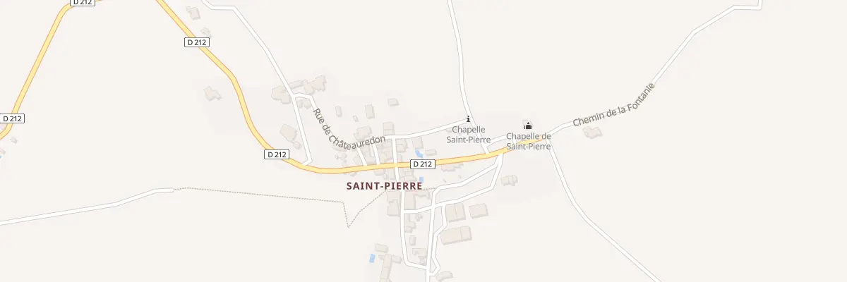 Plan du 5011 Hameau de Saint Pierre à Pierrerue