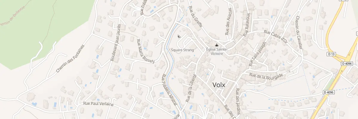 Plan du 8B Rue des Oliviers à Volx