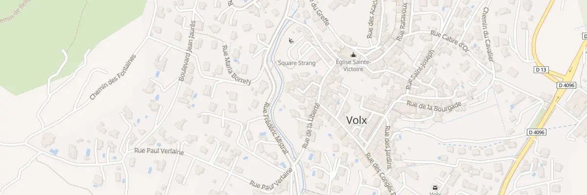 Plan du 7440 Rue des Oliviers à Volx