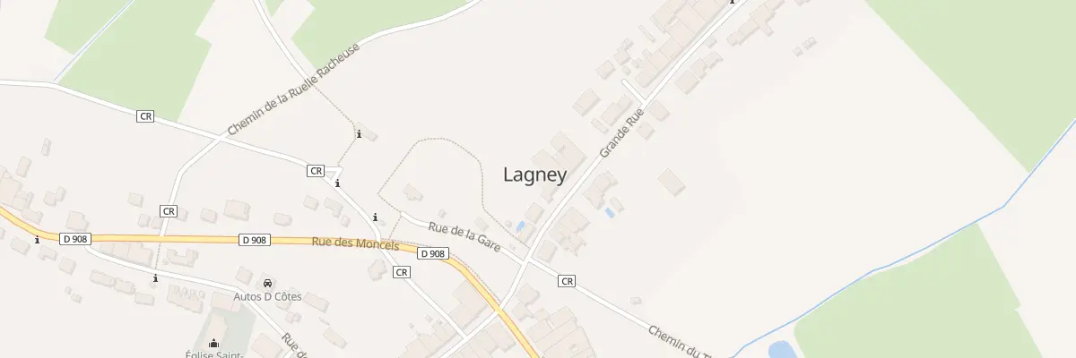Plan du 9 Gr Grande Rue à Lagney