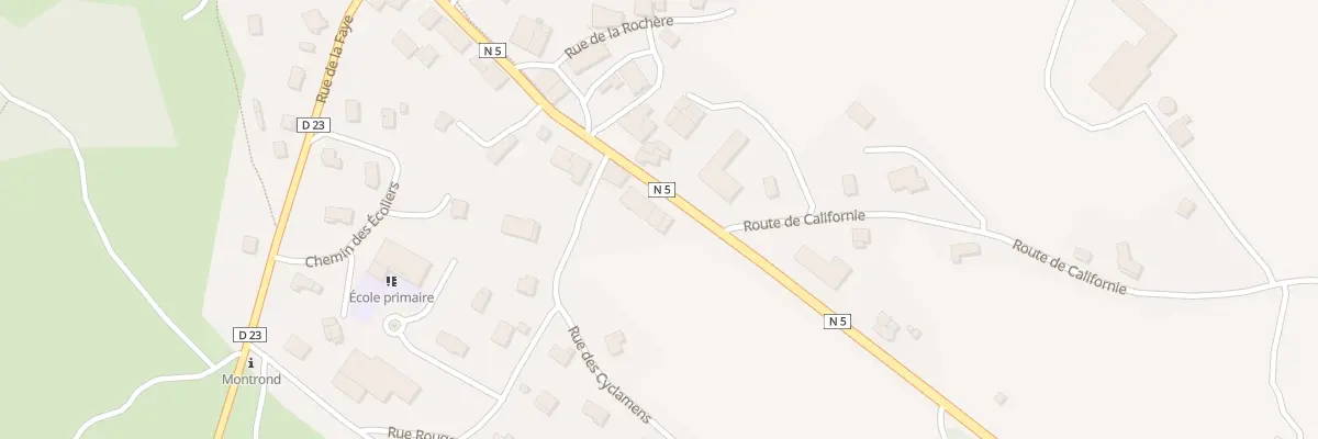 Plan du 28 Rue Pasteur à Montrond