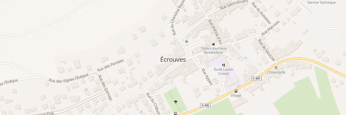 Plan du 268 Rue de l’Hôtel de Ville à Écrouves